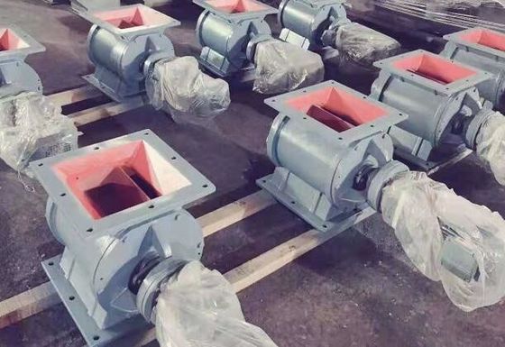 Discharge Star Type Unloader โรตารี่แอร์ล็อควาล์ว YJD-HX-16 อุปกรณ์กำจัดฝุ่น