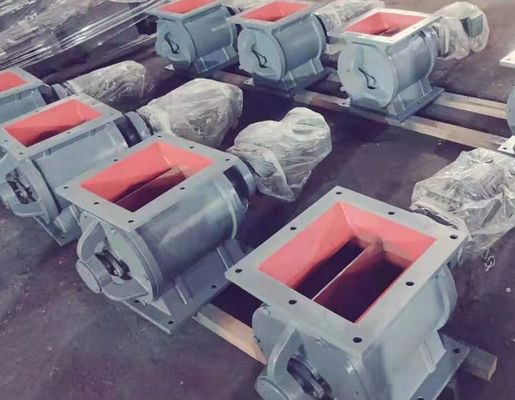 Discharge Star Type Unloader โรตารี่แอร์ล็อควาล์ว YJD-HX-16 อุปกรณ์กำจัดฝุ่น
