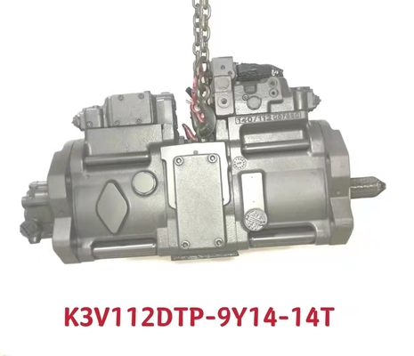 K3V112DTP-9Y14-14T รถขุดปั๊มไฮดรอลิก Assy ปั๊มลูกสูบคู่