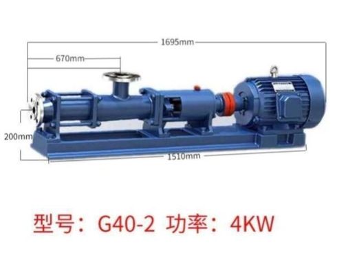G40-2 ปั๊มสกรูสแตนเลสอาหารเดี่ยว 5.5kw อุตสาหกรรมการต่อเรือ