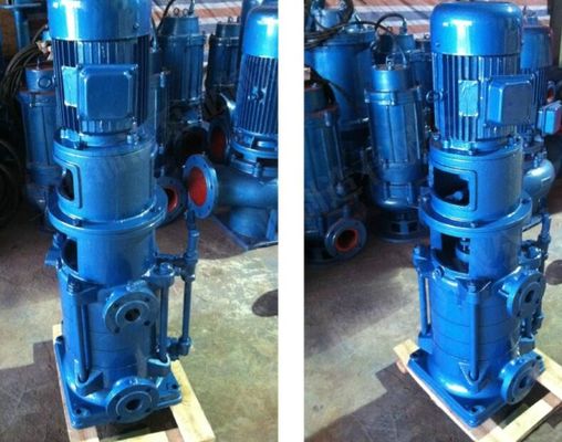 400 L/Min DLR ปั๊มน้ำหลายใบพัดสแตนเลสแนวนอน 200DL288-30*2